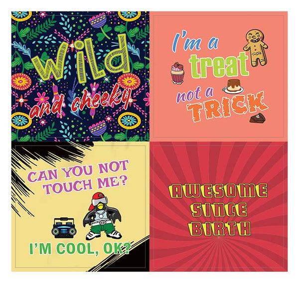 Creanoso Cheeky and Funny Stickers Series 3 (10-Sheet) â€“ Total 120 pcs (10 X 12pcs) Individual Small Size 2.1 x 2. Inches , Waterproof, Unique Personalized Themes Designs, Any Flat Surface DIY Decoration Art Decal for Boys & Girls, Children, Teens