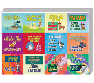 Creanoso Funny Dog Puns Jokes Stickers (10-Sheet) Ã¢â‚¬â€œ Total 120 pcs (10 X 12pcs) Individual Small Size 2.1 x 2. Inches , Unique Designs DIY Decoration Art Decal for Children