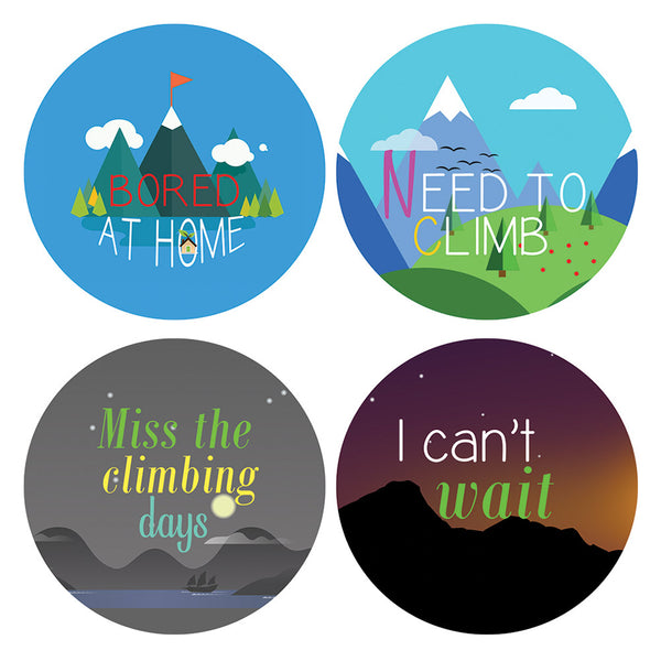 Creanoso I Miss Climbing (20-Sheet) â€“ Athletes Gift Giveaways Stickers â€“ Awesome Stocking Stuffers Gifts for Boys, Girls, Teens â€“ Cool Wall Art Table DÃ©cor â€“ Great Rewards Pack for Men Women
