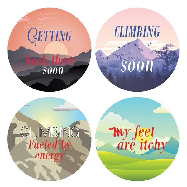 Creanoso I Miss Climbing (20-Sheet) â€“ Athletes Gift Giveaways Stickers â€“ Awesome Stocking Stuffers Gifts for Boys, Girls, Teens â€“ Cool Wall Art Table DÃ©cor â€“ Great Rewards Pack for Men Women