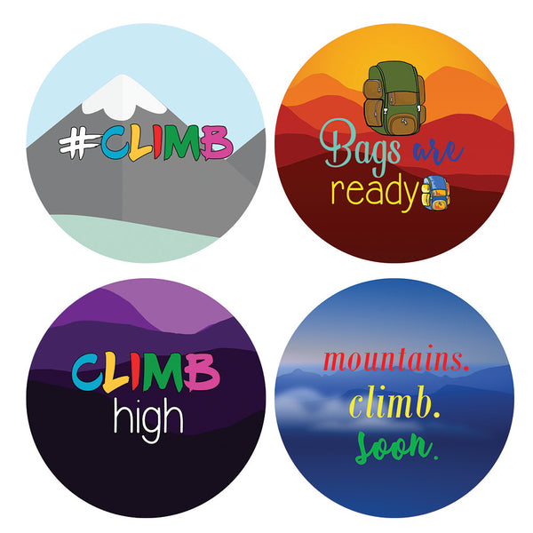 Creanoso I Miss Climbing (20-Sheet) â€“ Athletes Gift Giveaways Stickers â€“ Awesome Stocking Stuffers Gifts for Boys, Girls, Teens â€“ Cool Wall Art Table DÃ©cor â€“ Great Rewards Pack for Men Women