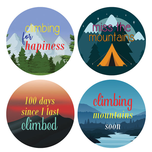 Creanoso I Miss Climbing (20-Sheet) â€“ Athletes Gift Giveaways Stickers â€“ Awesome Stocking Stuffers Gifts for Boys, Girls, Teens â€“ Cool Wall Art Table DÃ©cor â€“ Great Rewards Pack for Men Women