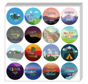 Creanoso I Miss Climbing (20-Sheet) â€“ Athletes Gift Giveaways Stickers â€“ Awesome Stocking Stuffers Gifts for Boys, Girls, Teens â€“ Cool Wall Art Table DÃ©cor â€“ Great Rewards Pack for Men Women