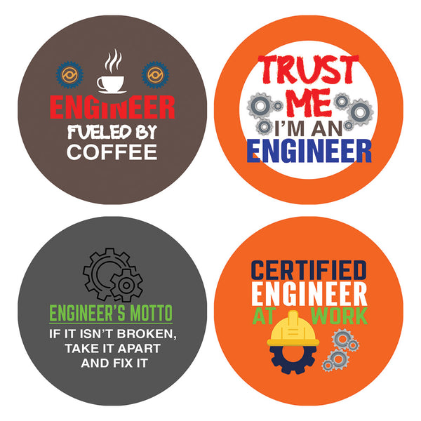 I am an Engineer Stickers (10-Sets X 16 Cards)