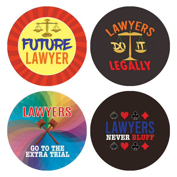 I am a Lawyer Stickers (20-Sets X 16 Cards)