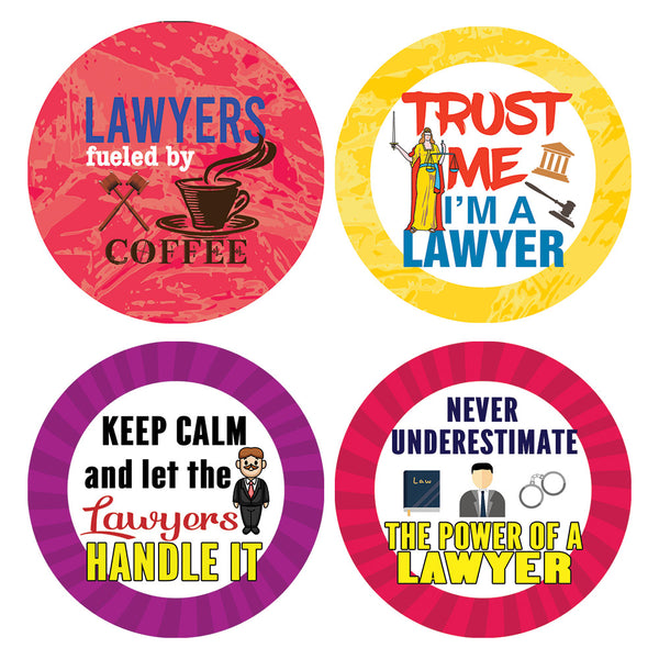 I am a Lawyer Stickers (20-Sets X 16 Cards)