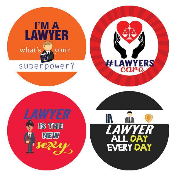 I am a Lawyer Stickers (20-Sets X 16 Cards)