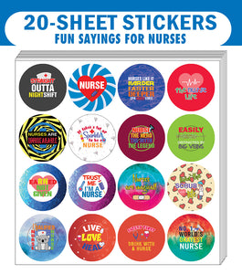 I am a Nurse Stickers (20 Sets X 16 Designs)