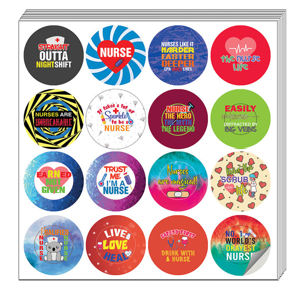 I am a Nurse Stickers (20 Sets X 16 Designs)
