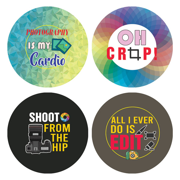 I am a Photographer Stickers (20 Sets X 16 Designs)