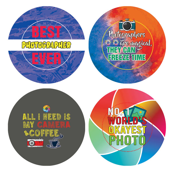 I am a Photographer Stickers (20 Sets X 16 Designs)