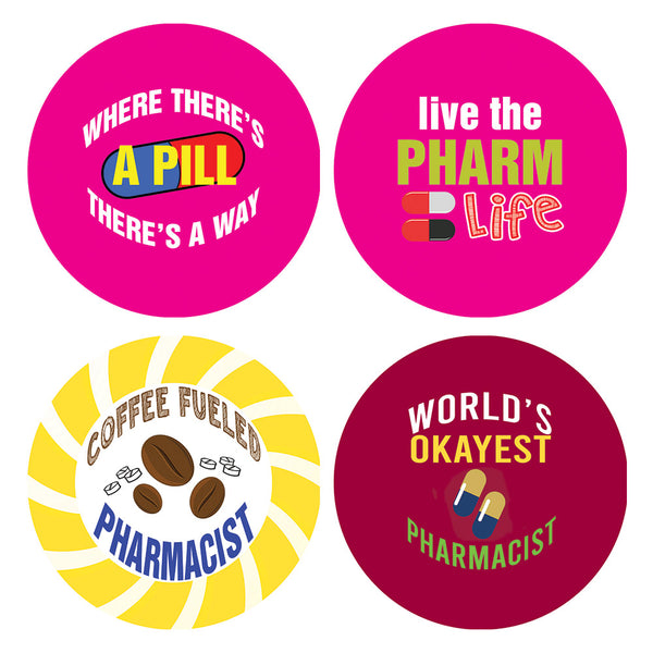 I am a Pharmacist Stickers (10 Sets X 16 Designs)