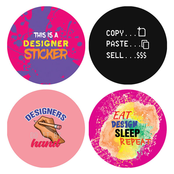 I am a Designer Stickers (20 Sets X 16 Designs)