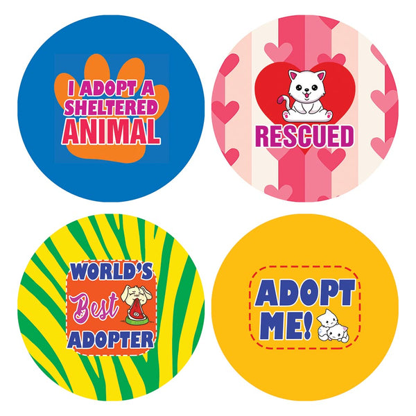 Adopt A Pet Stickers (10 Sets X 16 Designs)