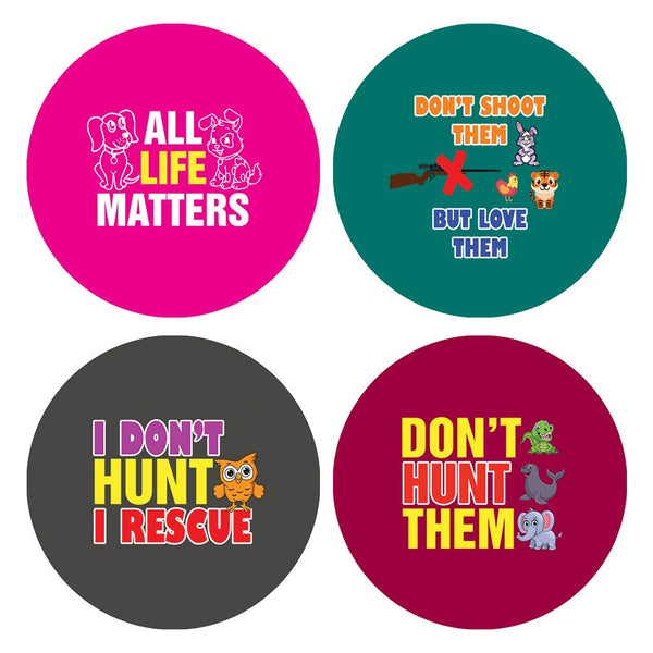 Animal Lives Matter Stickers (10 Sets X 16 Designs)
