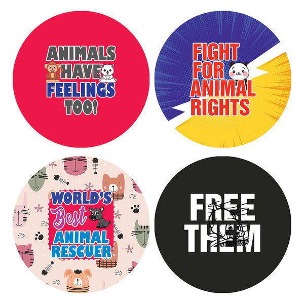 Animal Lives Matter Stickers (20 Sets X 16 Designs)