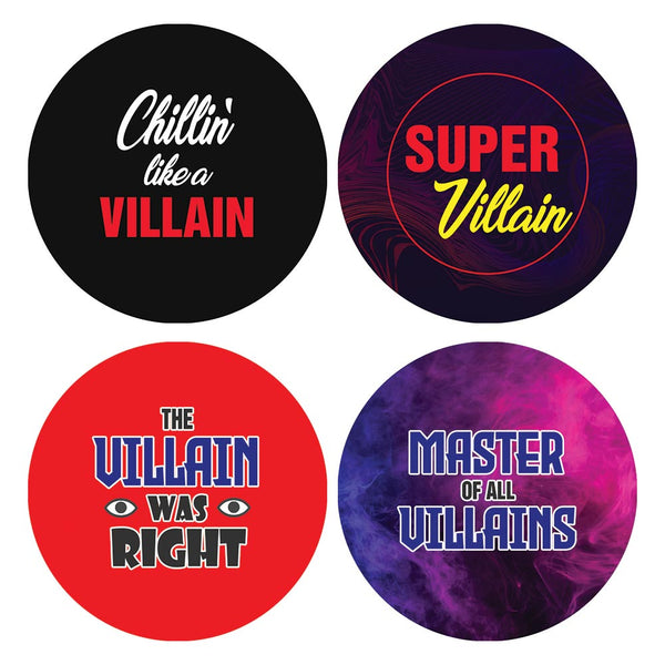 Funny Villainous Sayings Stickers (20 Sets X 16 Designs)