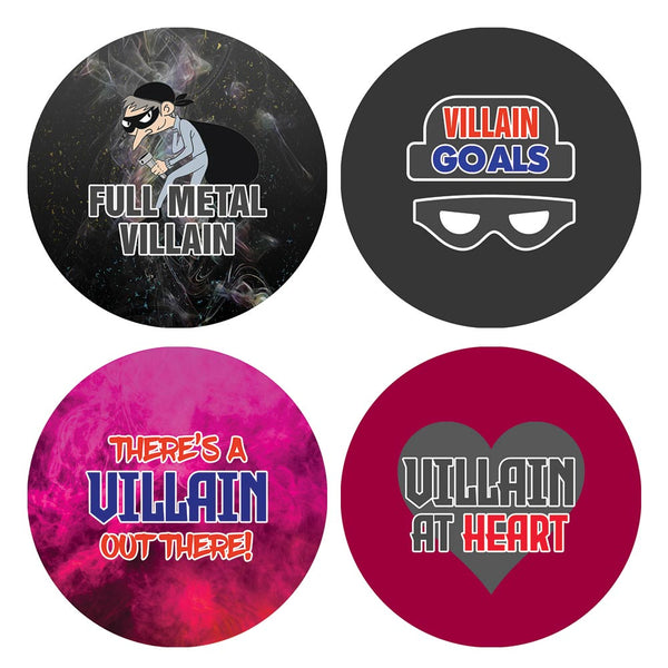Funny Villainous Sayings Stickers (20 Sets X 16 Designs)