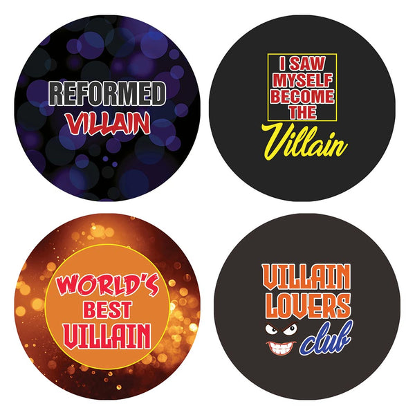 Funny Villainous Sayings Stickers (20 Sets X 16 Designs)