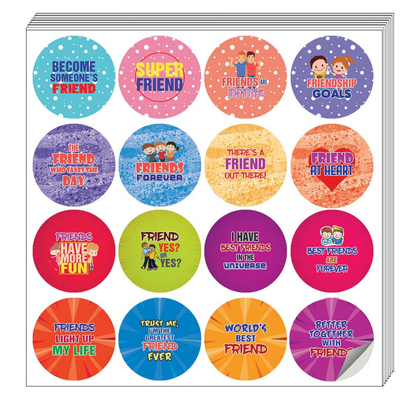 Friends are Forever Stickers (5 Sets X 16 Designs)