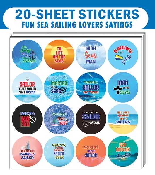 Sailing The Seas Stickers (20 Sets X 16 Designs)