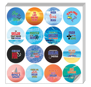 Sailing The Seas Stickers (5 Sets X 16 Designs)