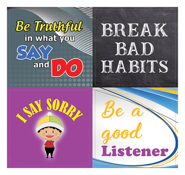 Good Character Stickers Series 2 (20-Sheet) - Inspiring Inspirational Sayings Stickers Card Set Ã¢â‚¬â€œ Cool and Unique Gifts for Boys Girls Kids Teens Children Ã¢â‚¬â€œ Wall Art Table DÃƒÂ©cor Art Ã¢â‚¬â€œ DIY Decal