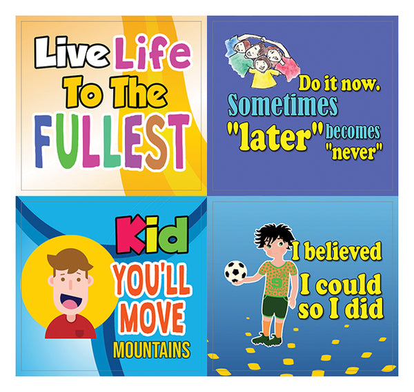 Motivational Encouragement Stickers for Kids