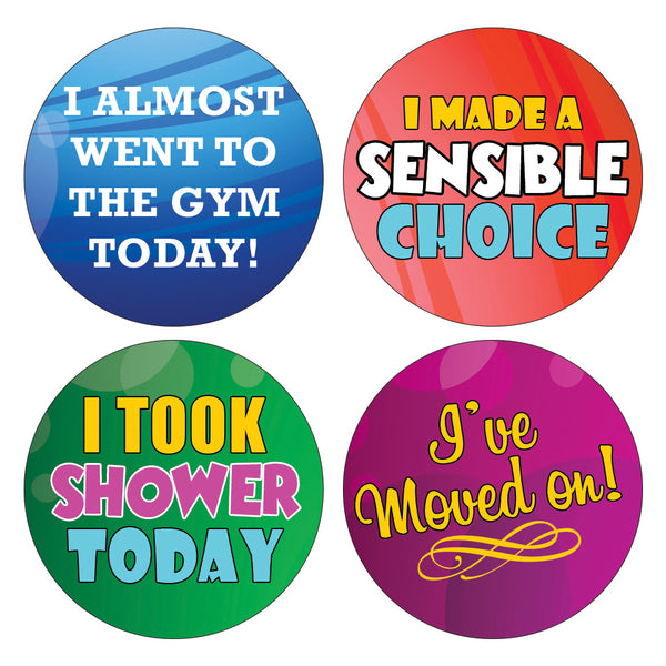 Creanoso Stickers for Adults Series 1 (20-sheet) â€“ Funny Sticky Notes Card Gags for Men Women Adults â€“ Unique Wall Art Decal DÃ©cor Sticker Notes â€“ Employee Rewards Motivations â€“ Business Giveaways