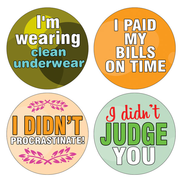 Stickers for Adults Series 1 - Funny Sticky Notes Card Gags for Men Women Adults