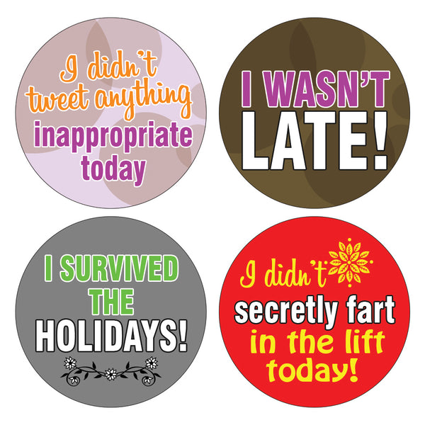 Creanoso Stickers for Adults Series 1 (20-sheet) â€“ Funny Sticky Notes Card Gags for Men Women Adults â€“ Unique Wall Art Decal DÃ©cor Sticker Notes â€“ Employee Rewards Motivations â€“ Business Giveaways