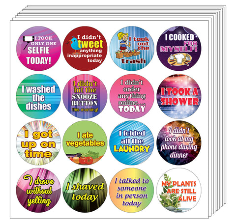 Creanoso Stickers for Adults Series 2 Ã¢â‚¬â€œ Cool and Unique Achievement Gags Sticker Cards for Men Women Employees
