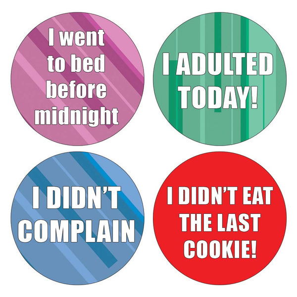 Creanoso Stickers for Adults Series 3 (20-sheet) â€“ Men Women Professionals Employees Adults Motivational Rewards Achievements Gags Gift Set â€“ Table Surface Decal Decoration - Giveaways