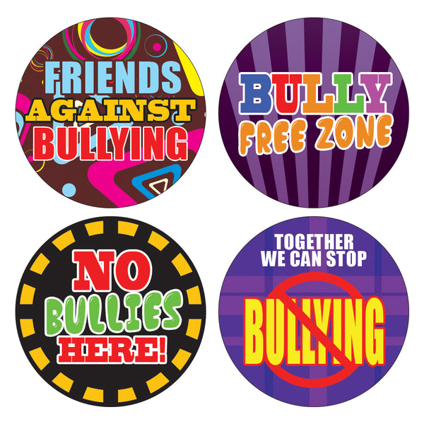 Anti Bullying Stickers for kids - Assorted Designs for Children - Classroom Reward Incentives for Students
