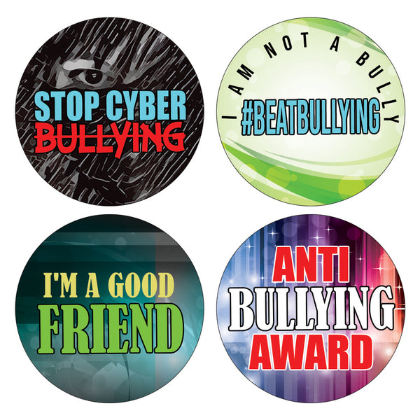 Creanoso Anti Bullying Stickers for Kids (20-sheet) - Assorted Designs for Children - Classroom Reward Incentives for Students - Stocking Stuffers