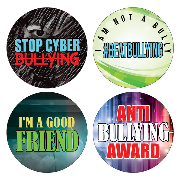 Anti Bullying Stickers for kids - Assorted Designs for Children - Classroom Reward Incentives for Students