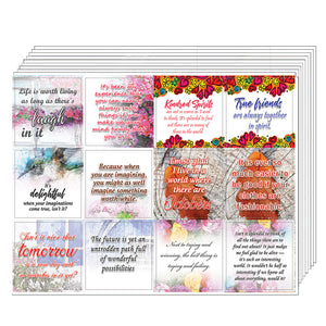 Creanoso Anne of Green Gables Inspiring Sayings Stickers - Great Gift Ideas for Ladies Women Bestfriends