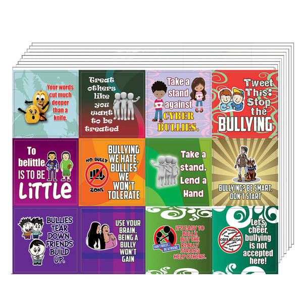 AntiBullying Slogans Stickers for Kids