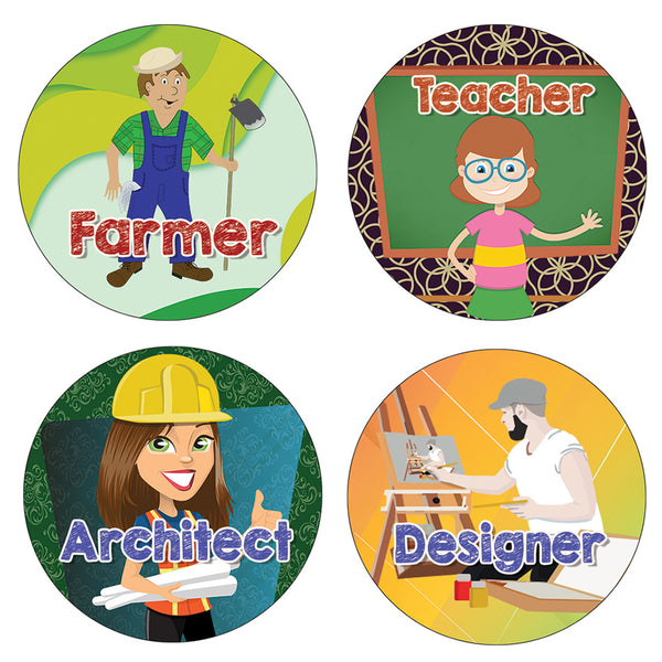 Jobs Stickers (20 Sets X 16 Designs)