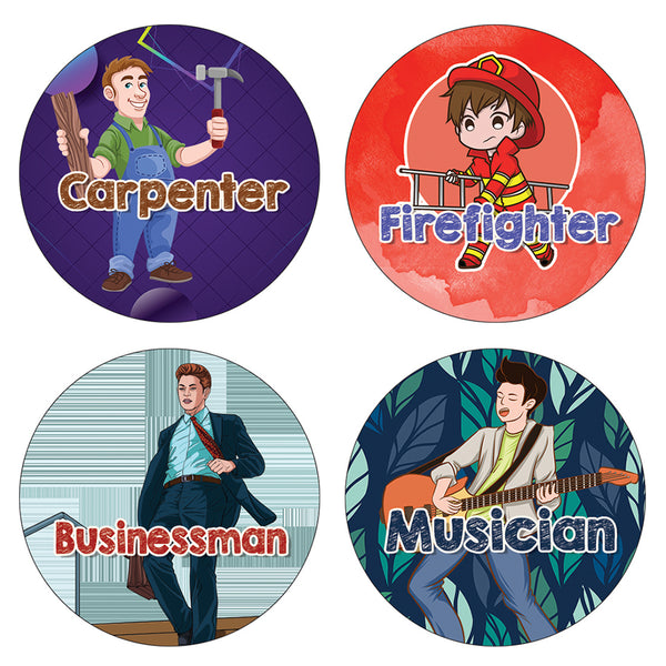 Jobs Stickers (20 Sets X 16 Designs)