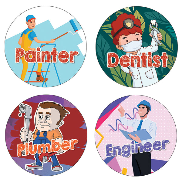 Jobs Stickers (20 Sets X 16 Designs)