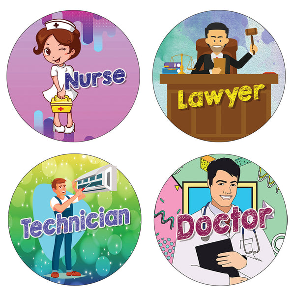 Jobs Stickers (20 Sets X 16 Designs)