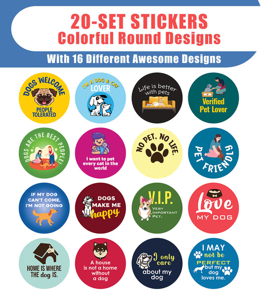 Pet Lovers Stickers (20 Sets X 16 Designs)