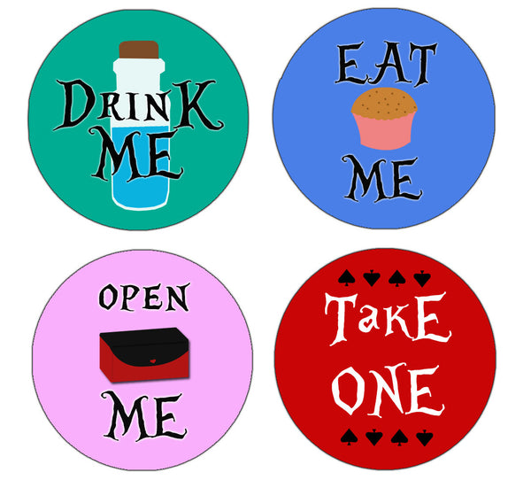 Creanoso Alice in Wonderland Stickers - Premium Gift Set