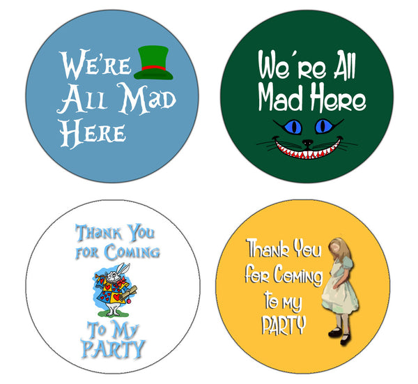 Creanoso Alice in Wonderland Stickers - Premium Gift Set