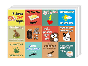Creanoso Love Puns Stickers  - Premium Giveaways Sticky Note Cards