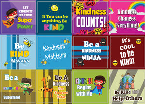 Creanoso Be Kind Stickers for Kids - Premium Quality Gift Set