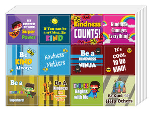 Creanoso Be Kind Stickers for Kids - Colorful Gift Stickers Giveaways