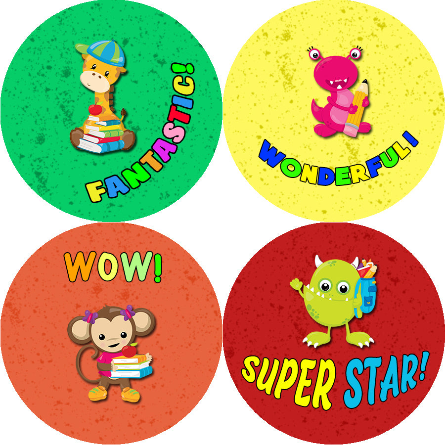 Cute Positive Motivational Reward Stickers, Zazzle