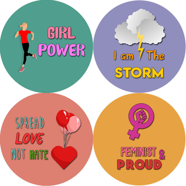Creanoso Feminist Stickers - Encouraging and Empowering Gift Set